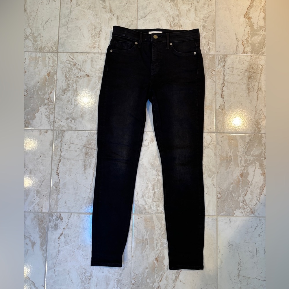 Revtown Skinny Jeans in Shadow Black Sz 27R